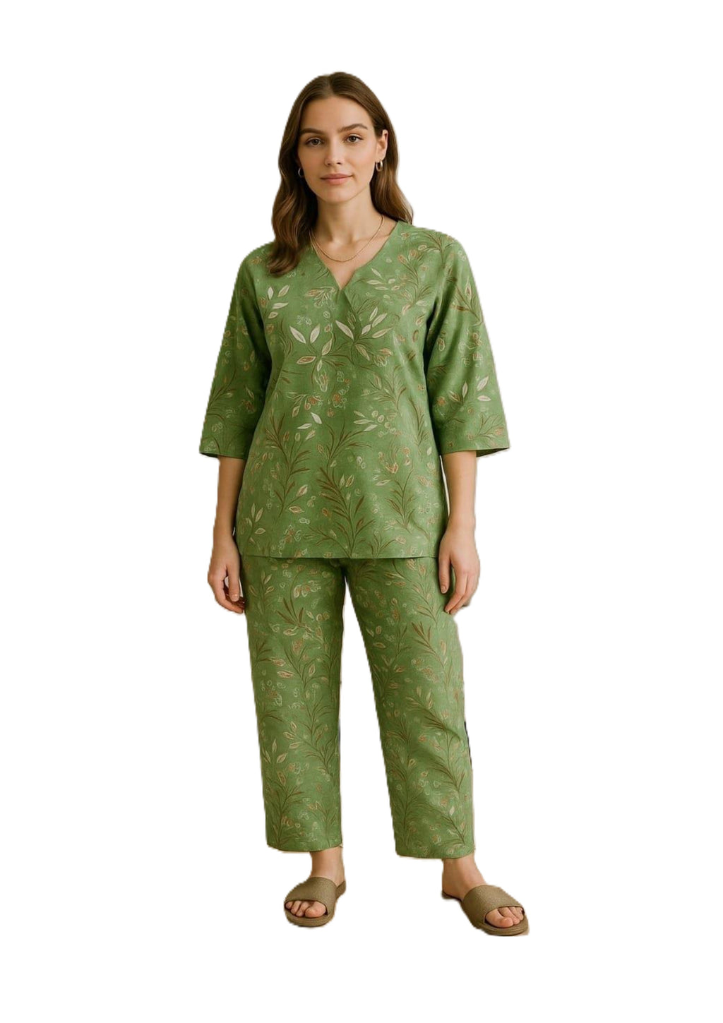 Alpine Cotton Coord / Night Suit Set – Soft & Breathable Loungewear (M–XXL)