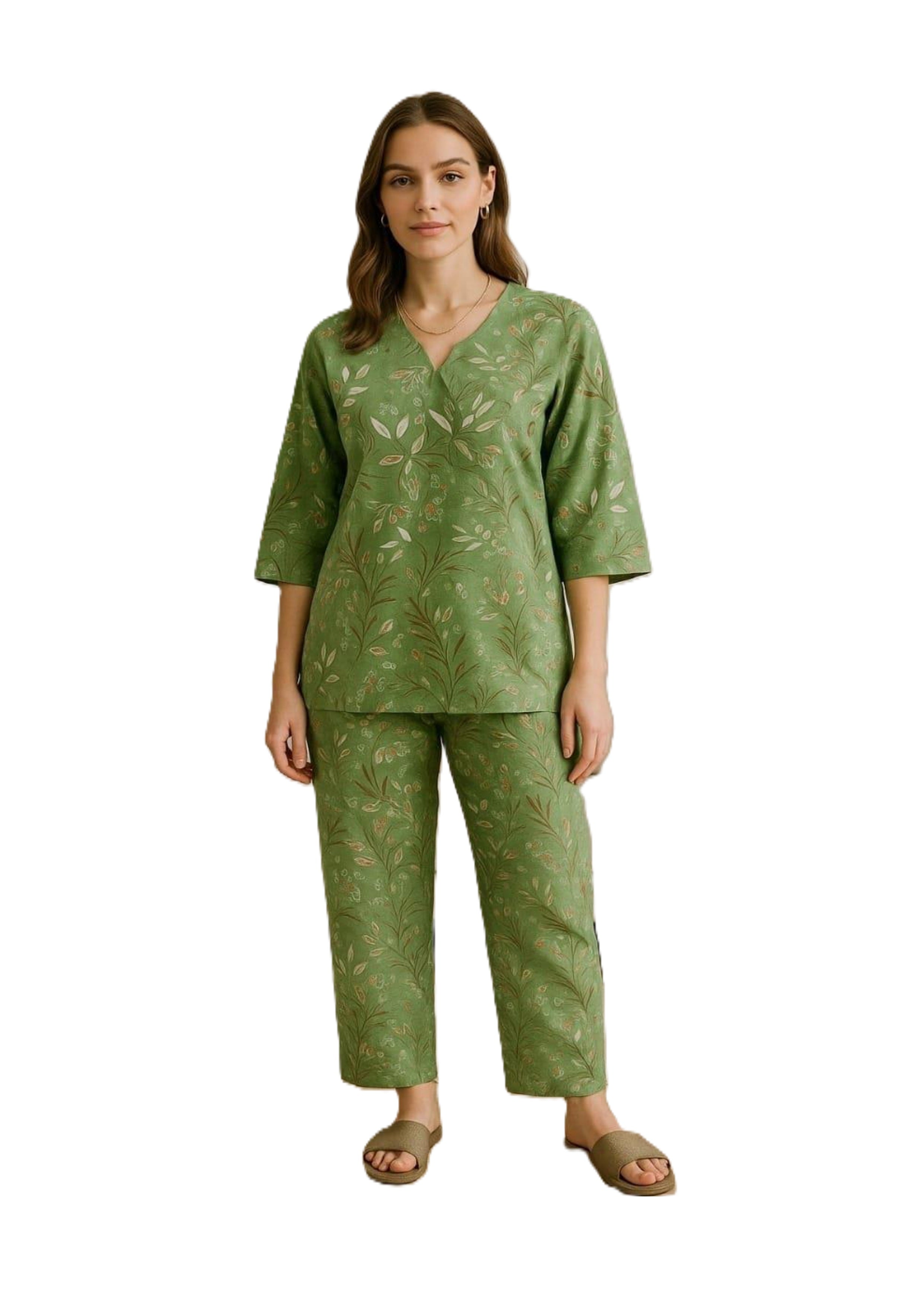 Alpine Cotton Coord / Night Suit Set – Soft & Breathable Loungewear (M–XXL)